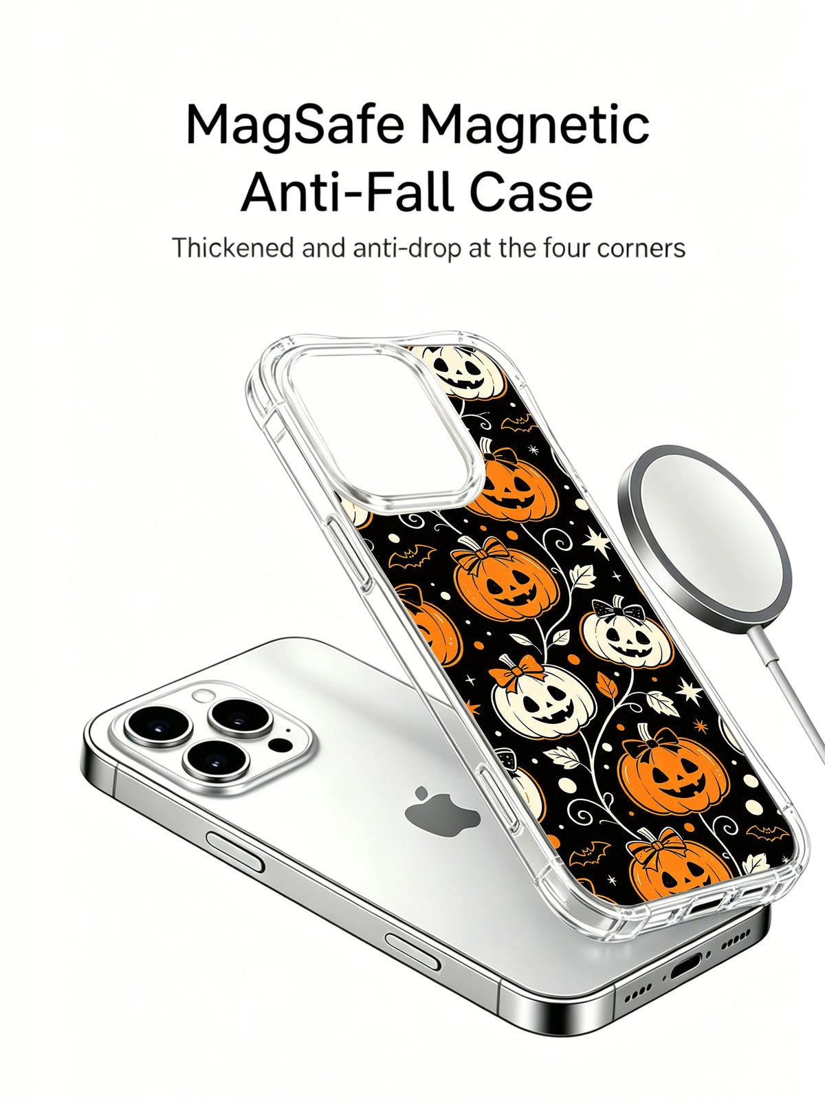 Promotional render of Pumpkin Bow Whispers phone case.