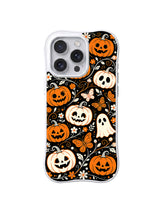 Pumpkin Butterfly Garden telefon kılıfının arka desen görünümü.