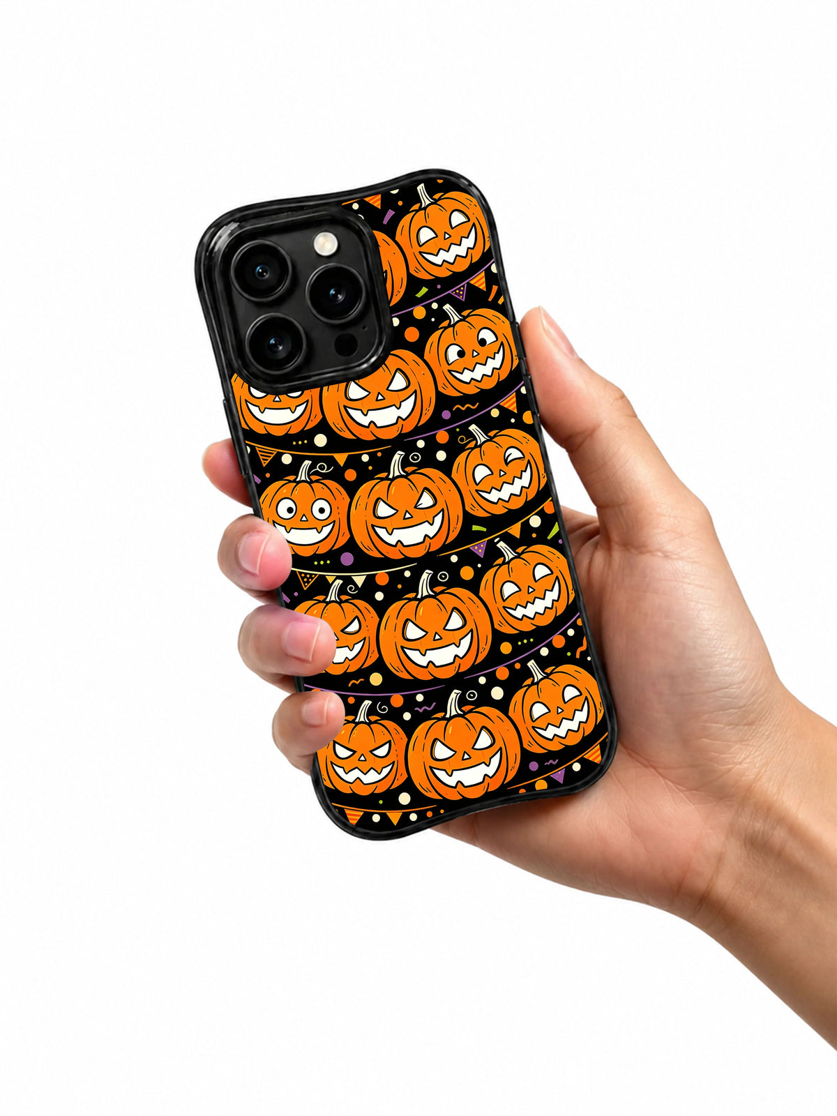 Pumpkin Halloween carnival iPhone 13 Pro Max case lifestyle