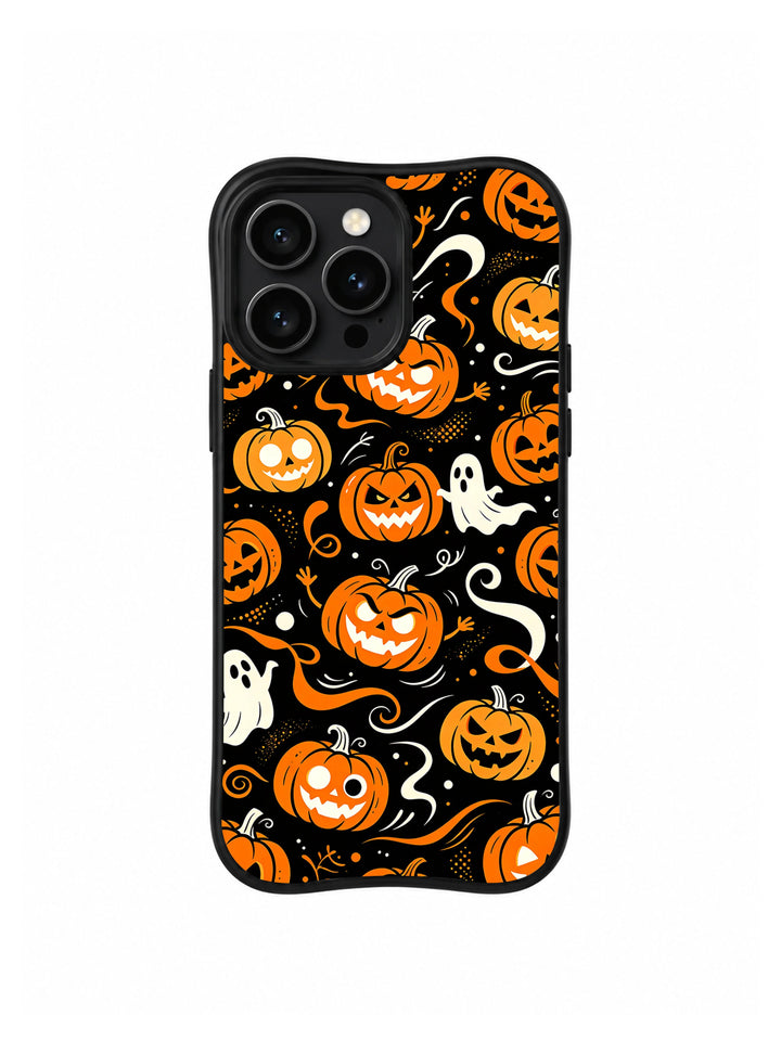 Pumpkin Shadow Dance iPhone 13 Pro Max Case – Cute Halloween