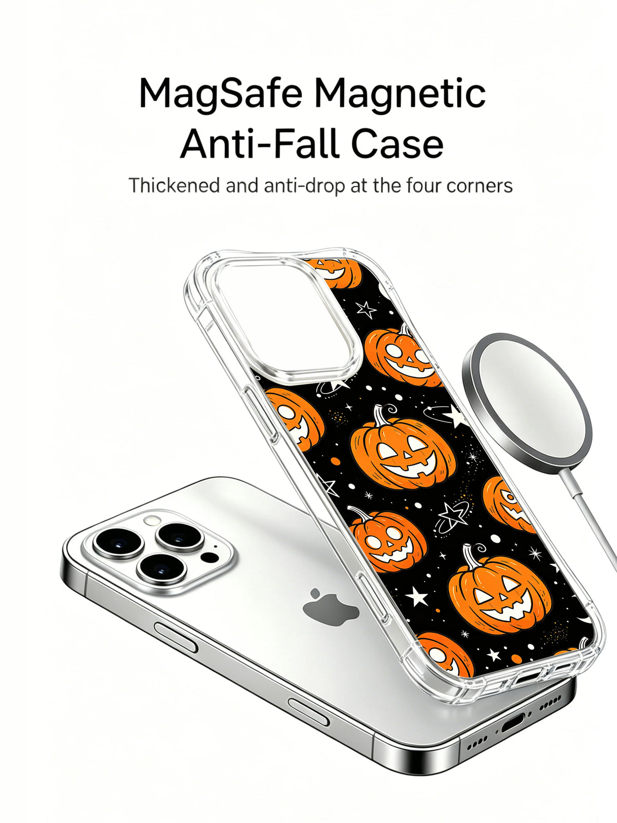 Promotional render of Pumpkin Starry Night phone case.