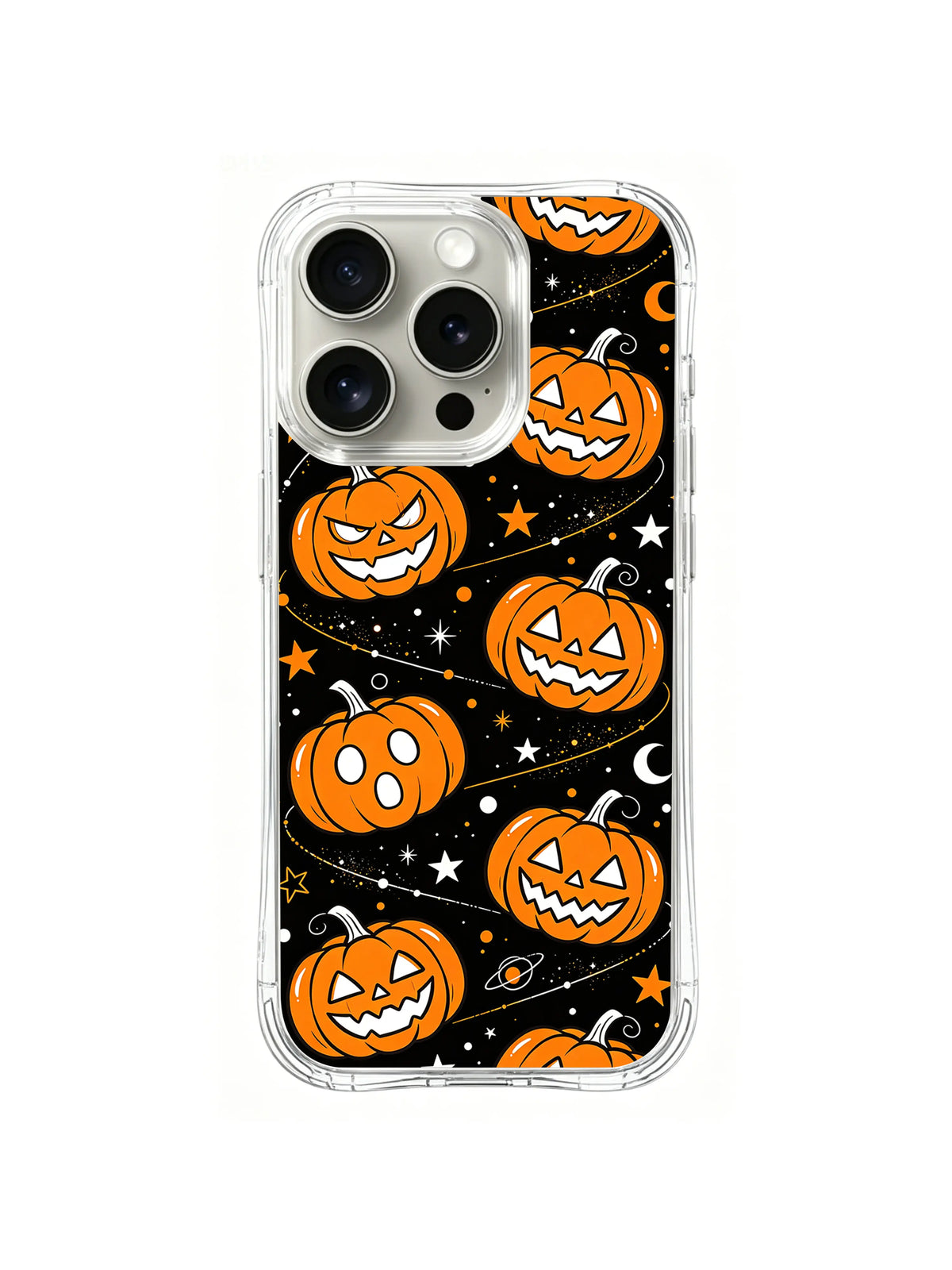Cosmic Pumpkin Orbit pattern iPhone 13 Pro Max case