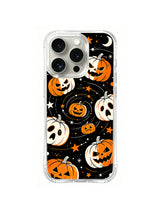 Pumpkin Moon Galaxy pattern iPhone 13 Pro Max case