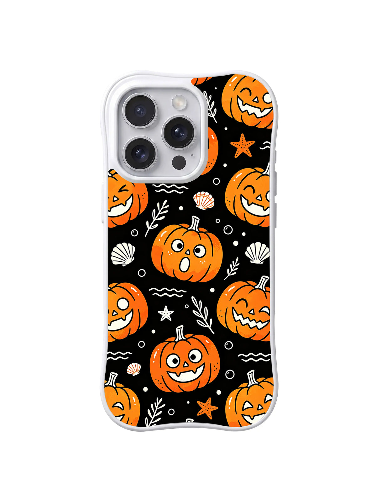 Seashell Pumpkin Drift pattern iPhone 13 Pro Max case