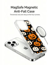 Promotional render of Spiderweb Pumpkin Picnic phone case.