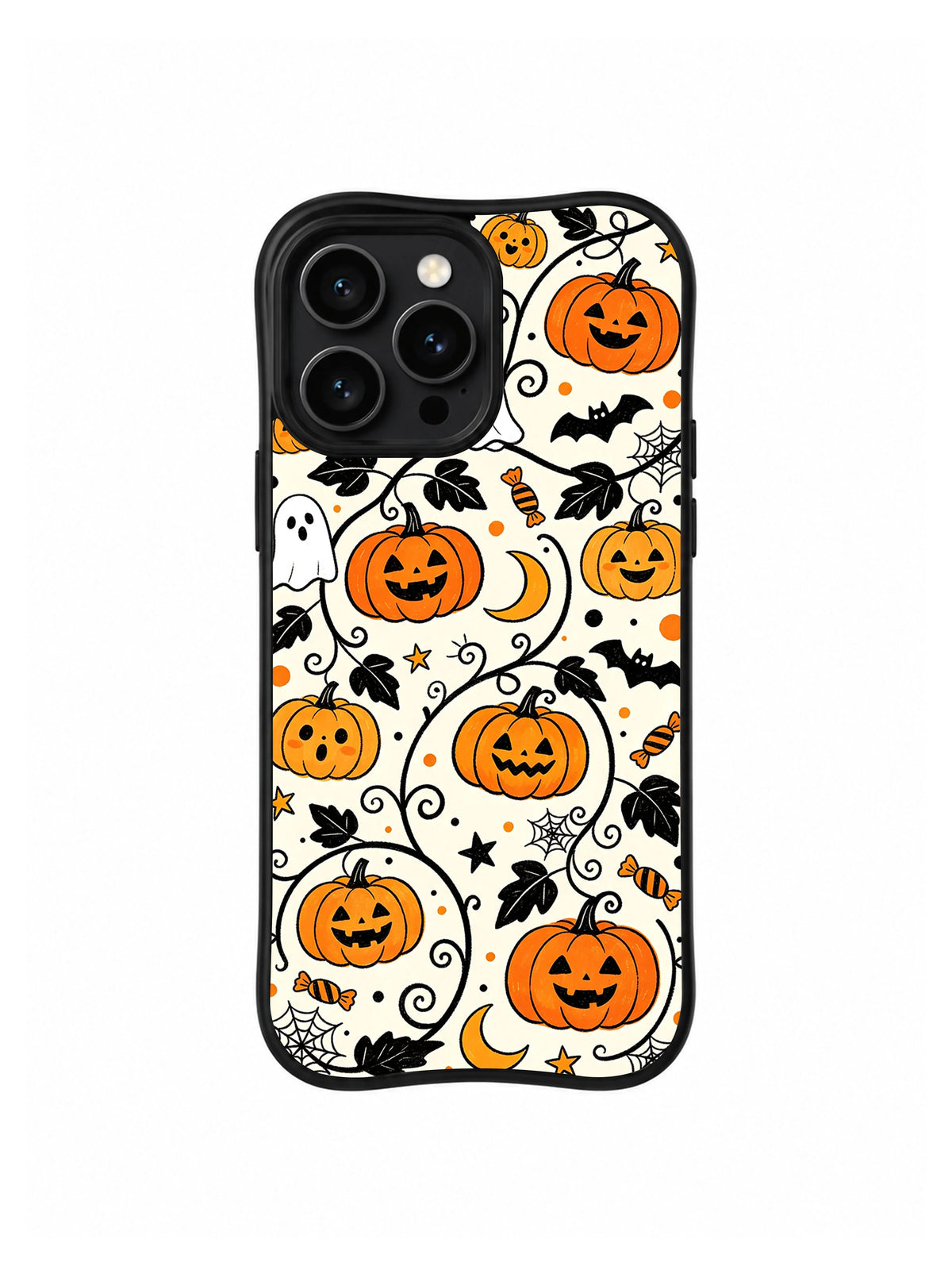 Spooky Pumpkin Friends iPhone 13 Pro Max case front view