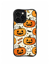 Happy Ghost Pumpkin Picnic pattern iPhone 13 Pro Max case