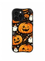 Midnight Pumpkin Ghosts pattern iPhone 13 Pro Max case
