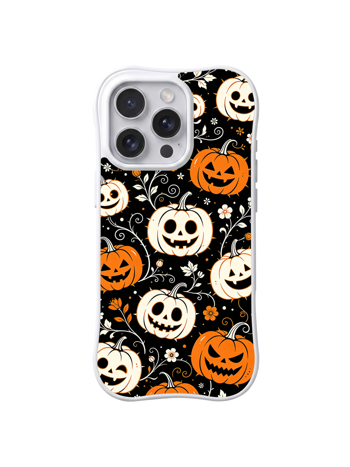 Ghost Pumpkin Garden pattern iPhone 13 Pro Max case