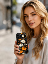 Witch Pumpkin Waltz iPhone case lifestyle