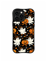 Pumpkin Ghost Waltz pattern iPhone 13 Pro Max case