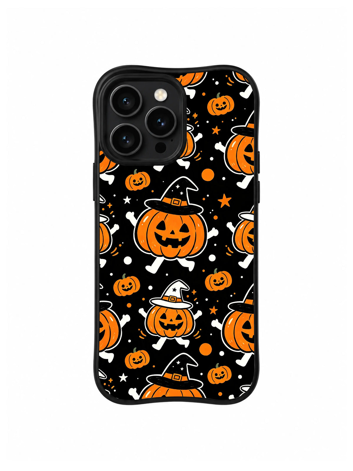 Tiny Witch Hat Pumpkins pattern iPhone 13 Pro Max case