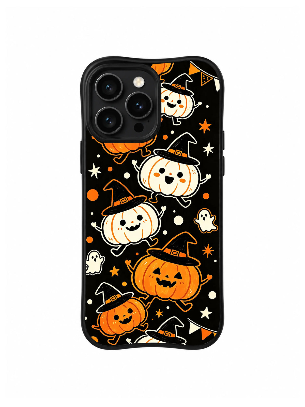Pumpkin Witch Night pattern iPhone 13 Pro Max case