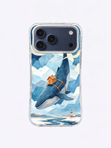 Northwind Whale House flying whale artwork for an iPhone 17 Pro Max case