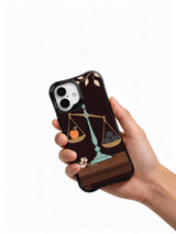 Hand holding Not the Heaviest black iPhone case