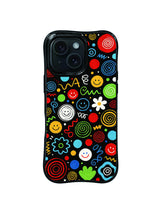 Smile Garden Static pattern iPhone 15 Pro case