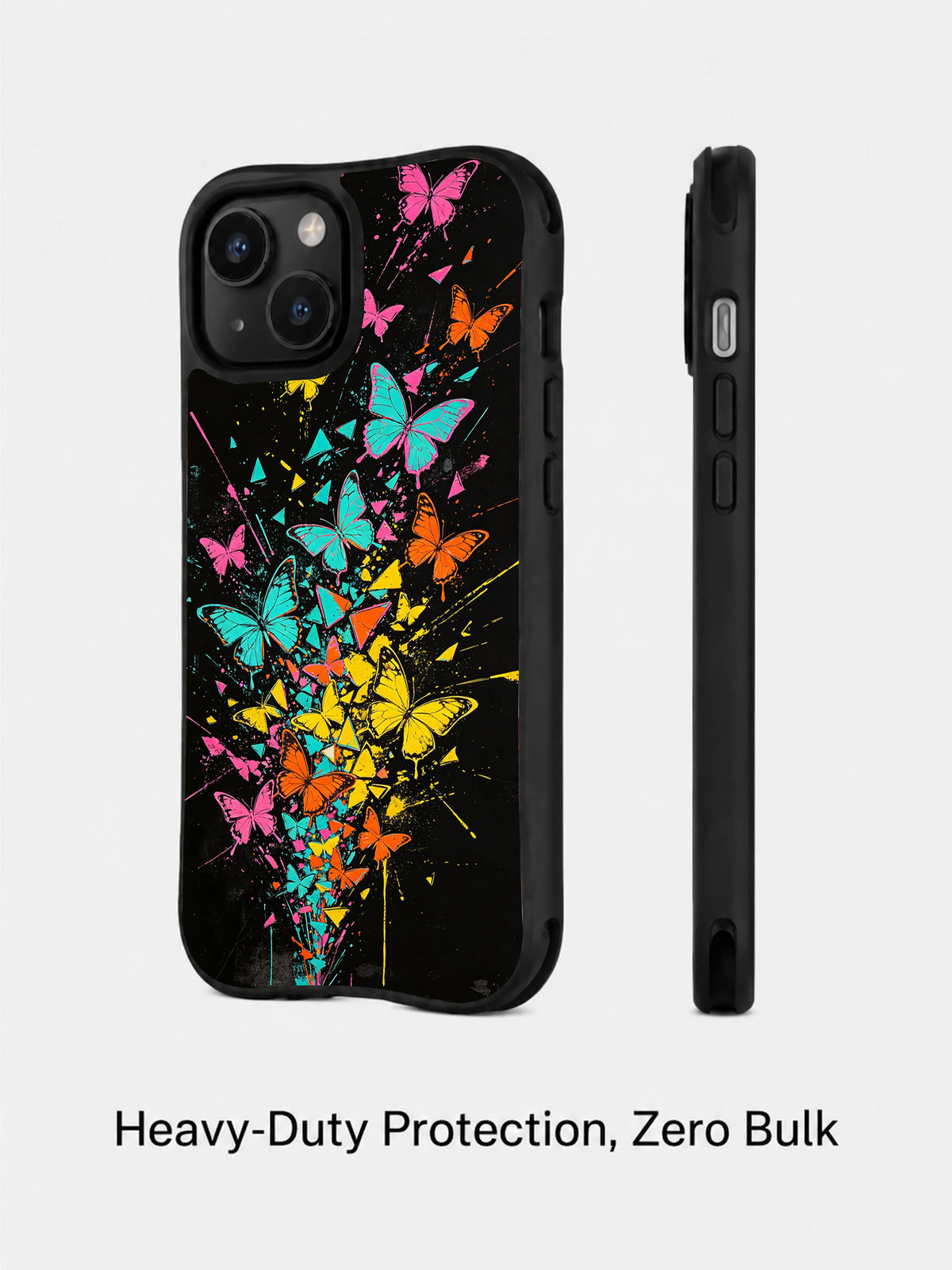 Butterfly Wing Alarm abstract butterfly iPhone 14 Plus case detail