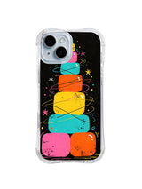 Candy Circuit Blocks pattern iPhone 14 Plus case