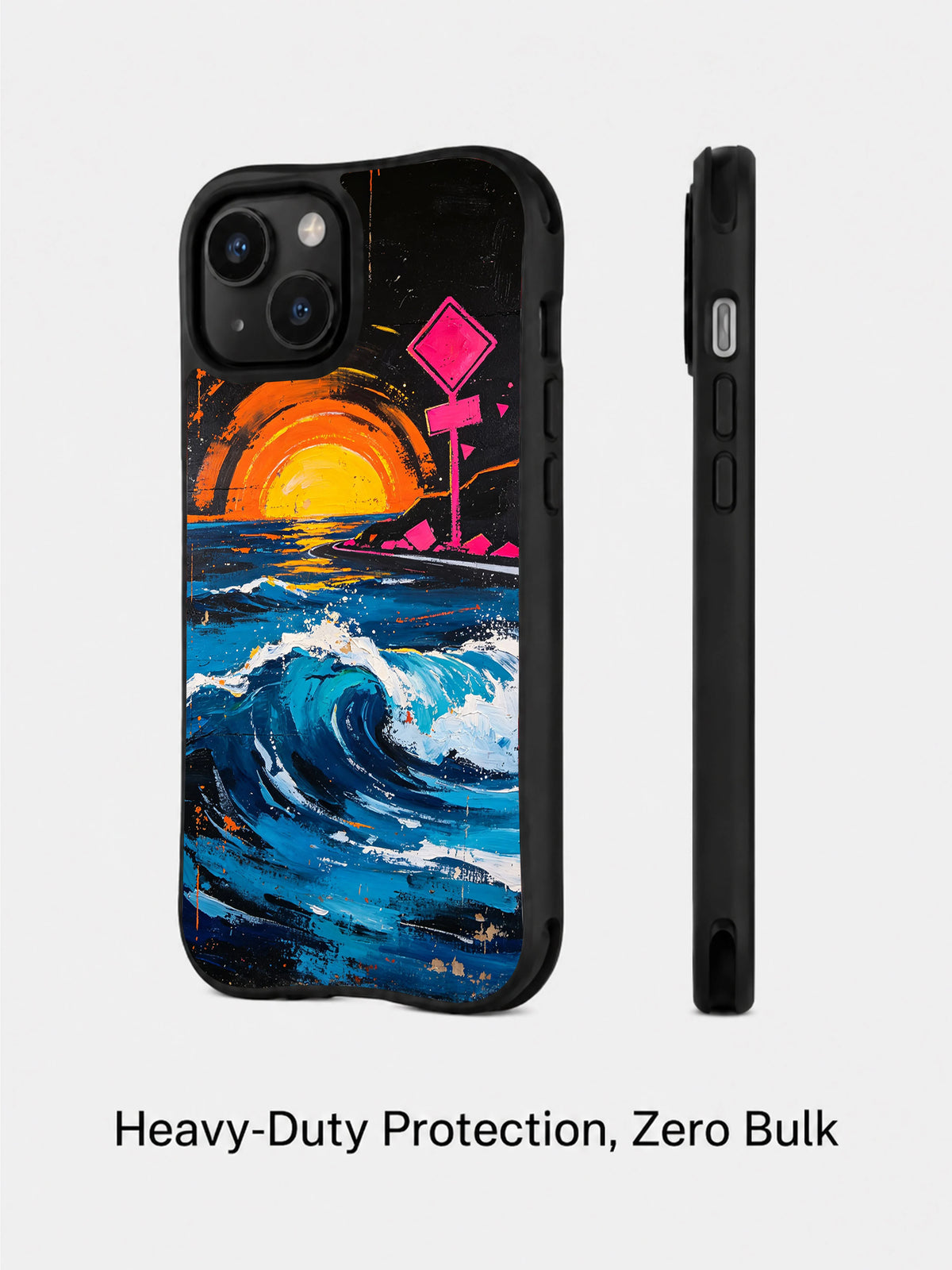 Coastal Roaming Cowboy iPhone 14 Plus case side profile