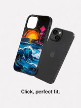 Coastal Roaming Cowboy art case lifestyle angle