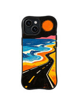 Sunset Surf Trail pattern iPhone 14 Plus case
