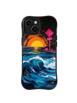 Blue Horizon Ride pattern iPhone 14 Plus case