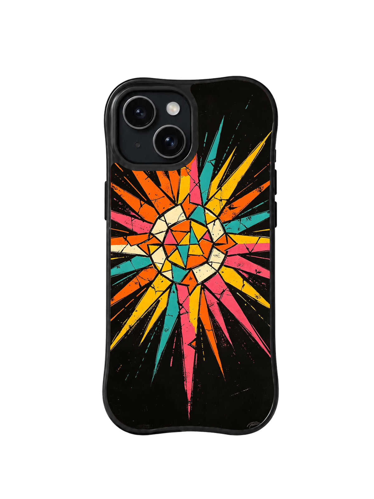 Prism Sun pattern iPhone 14 Plus case