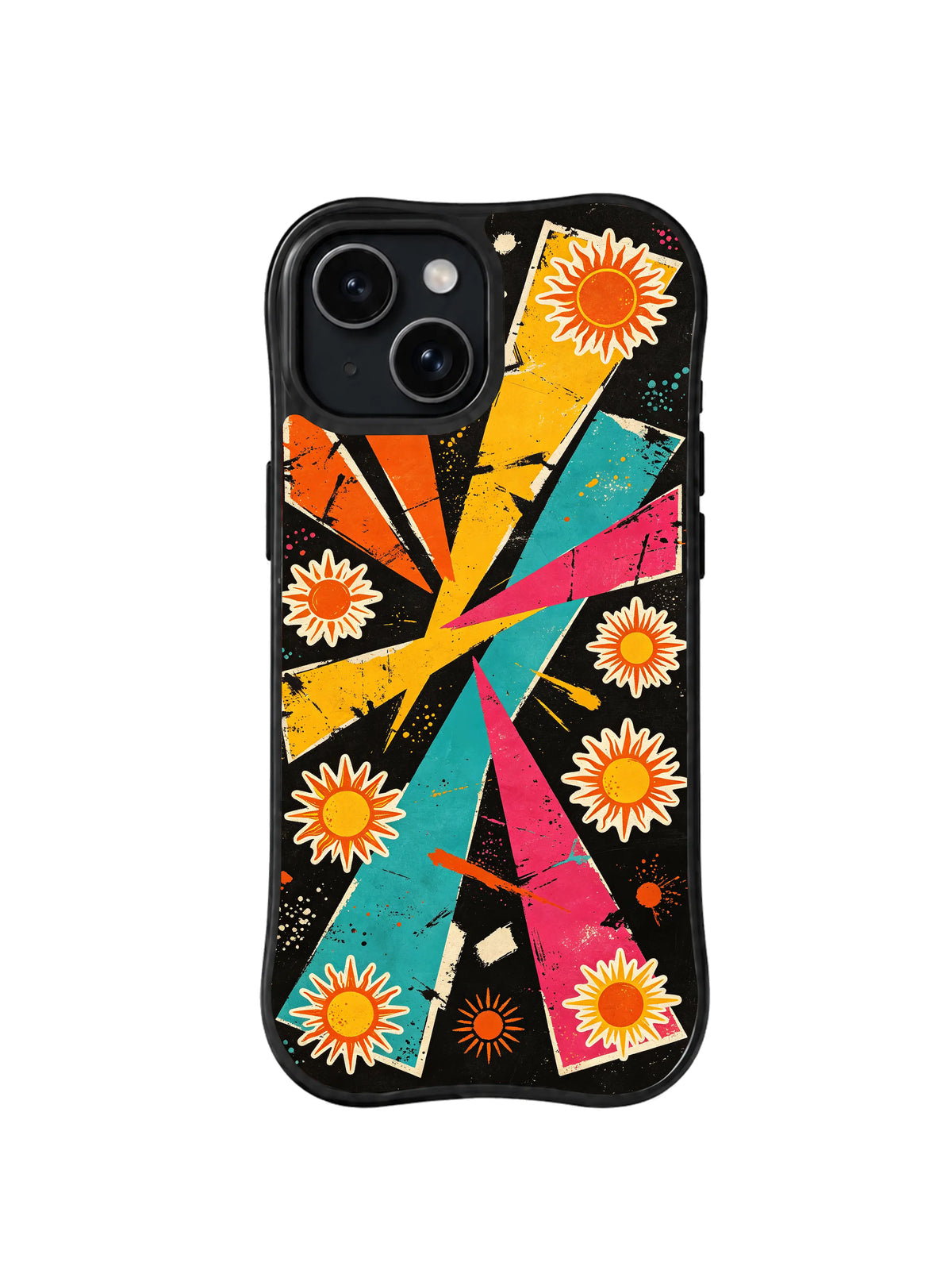 Prairie Sunburst pattern iPhone 14 Plus case