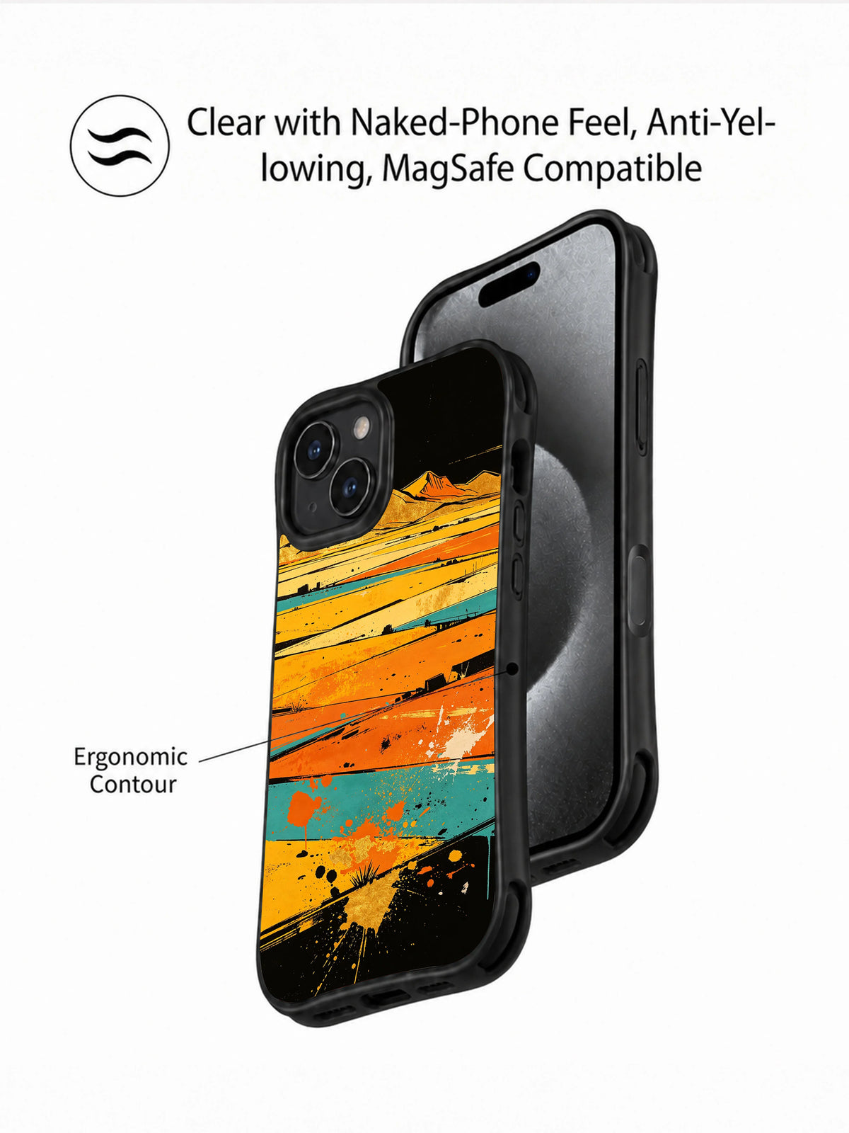 Golden Horizon slim case detail