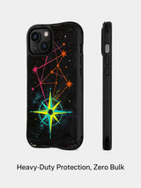 Night Voyage Compass iPhone 14 Plus case side profile