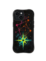 Electric Compass Rose pattern iPhone 14 Plus case