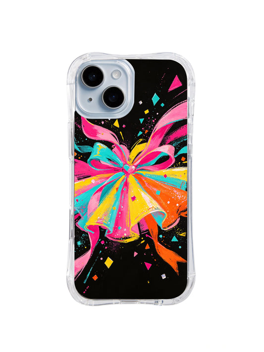 Ribbon Rhapsody abstract coquette iPhone 14 Plus case product view 1