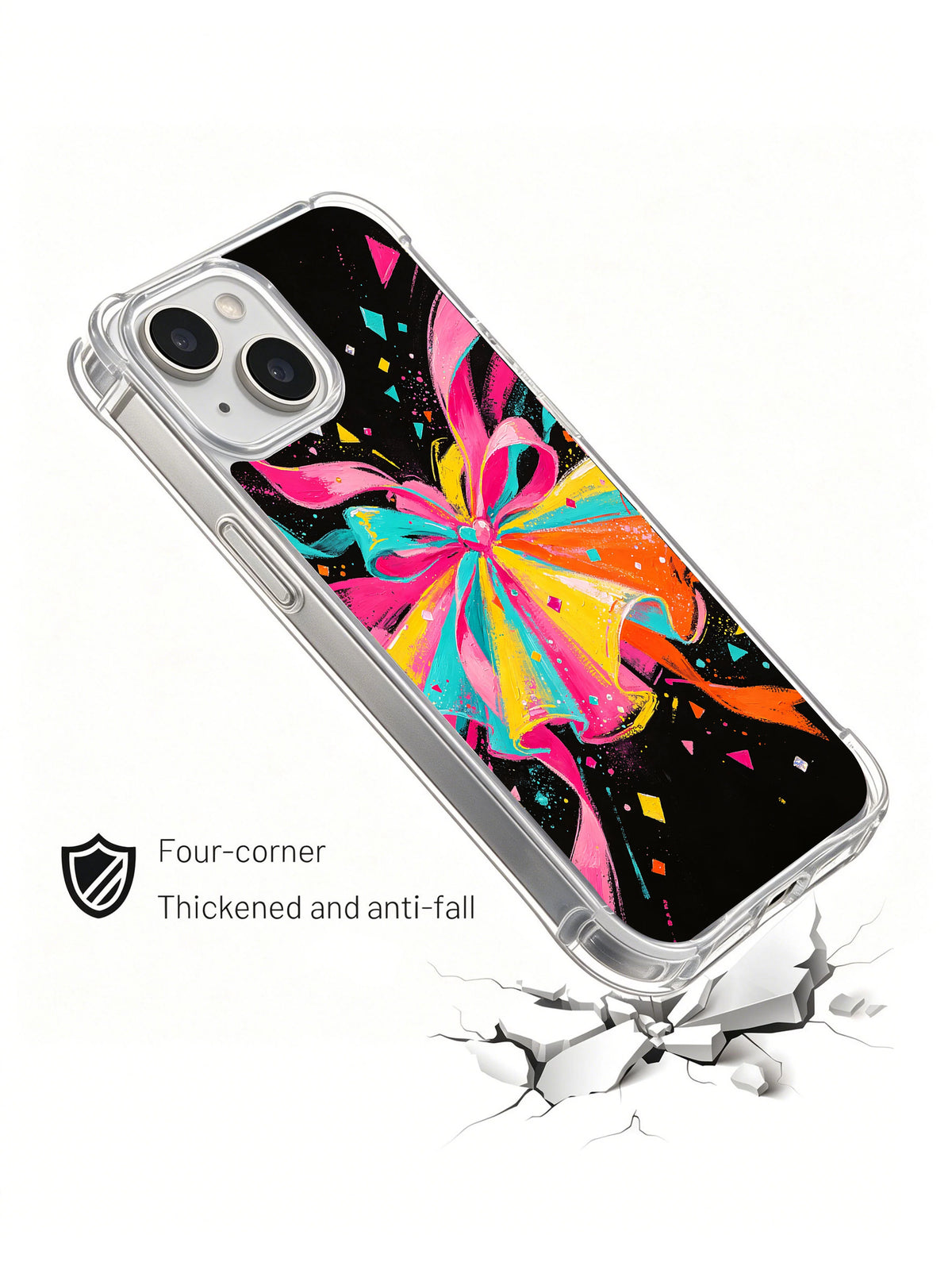 Ribbon Rhapsody abstract coquette iPhone 14 Plus case product view 4