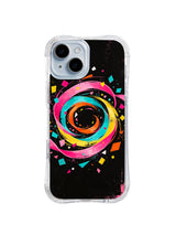 Ribbon Rhapsody iPhone 14 Plus case Neon Ribbon Orbit pattern