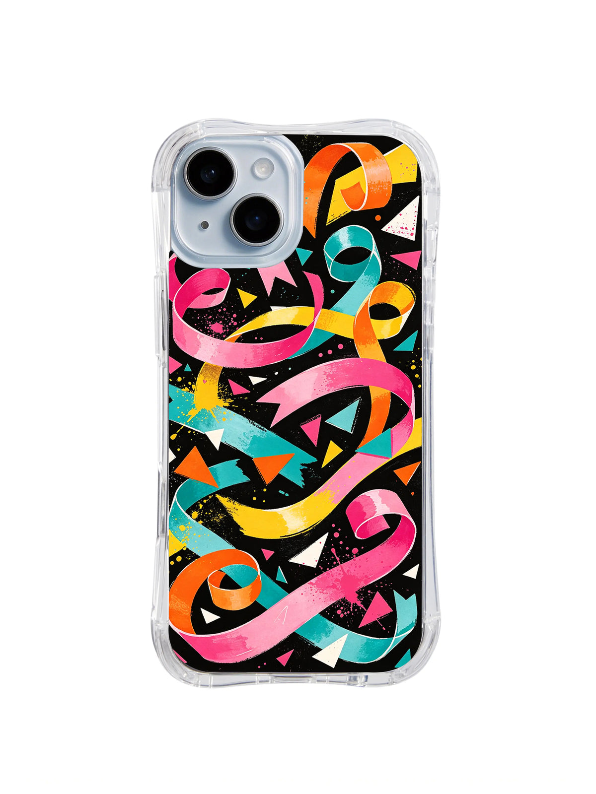 Ribbon Rhapsody iPhone 14 Plus case Playful Ribbon Maze pattern