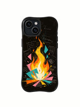 Scholar's Flame art iPhone 14 Plus case front view