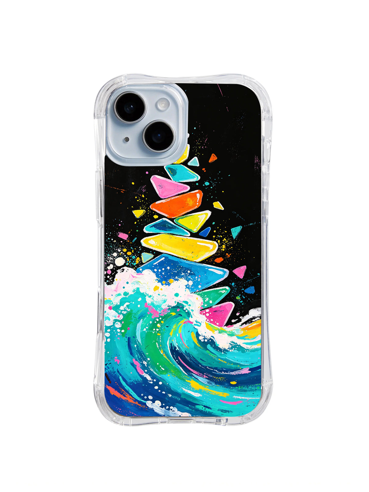 Balance Wave pattern iPhone 14 Plus case