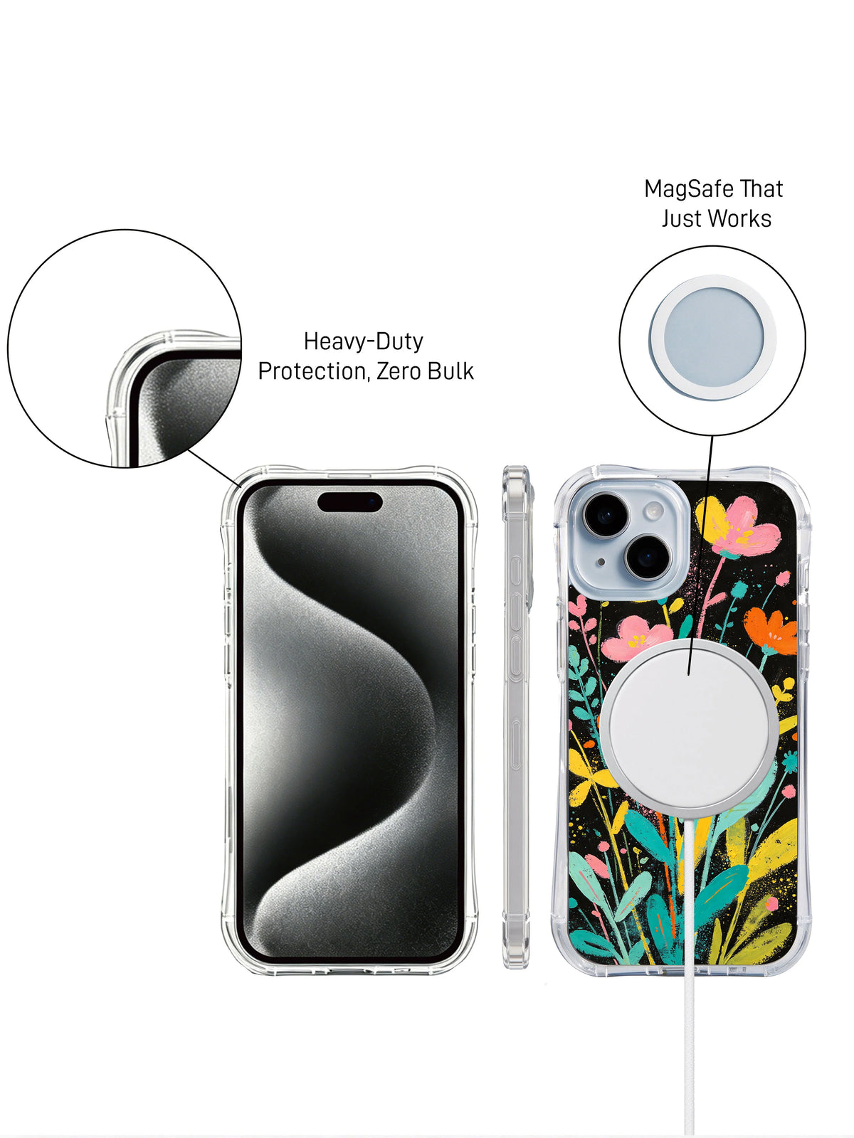 Secret Meadow iPhone 14 Plus case side view