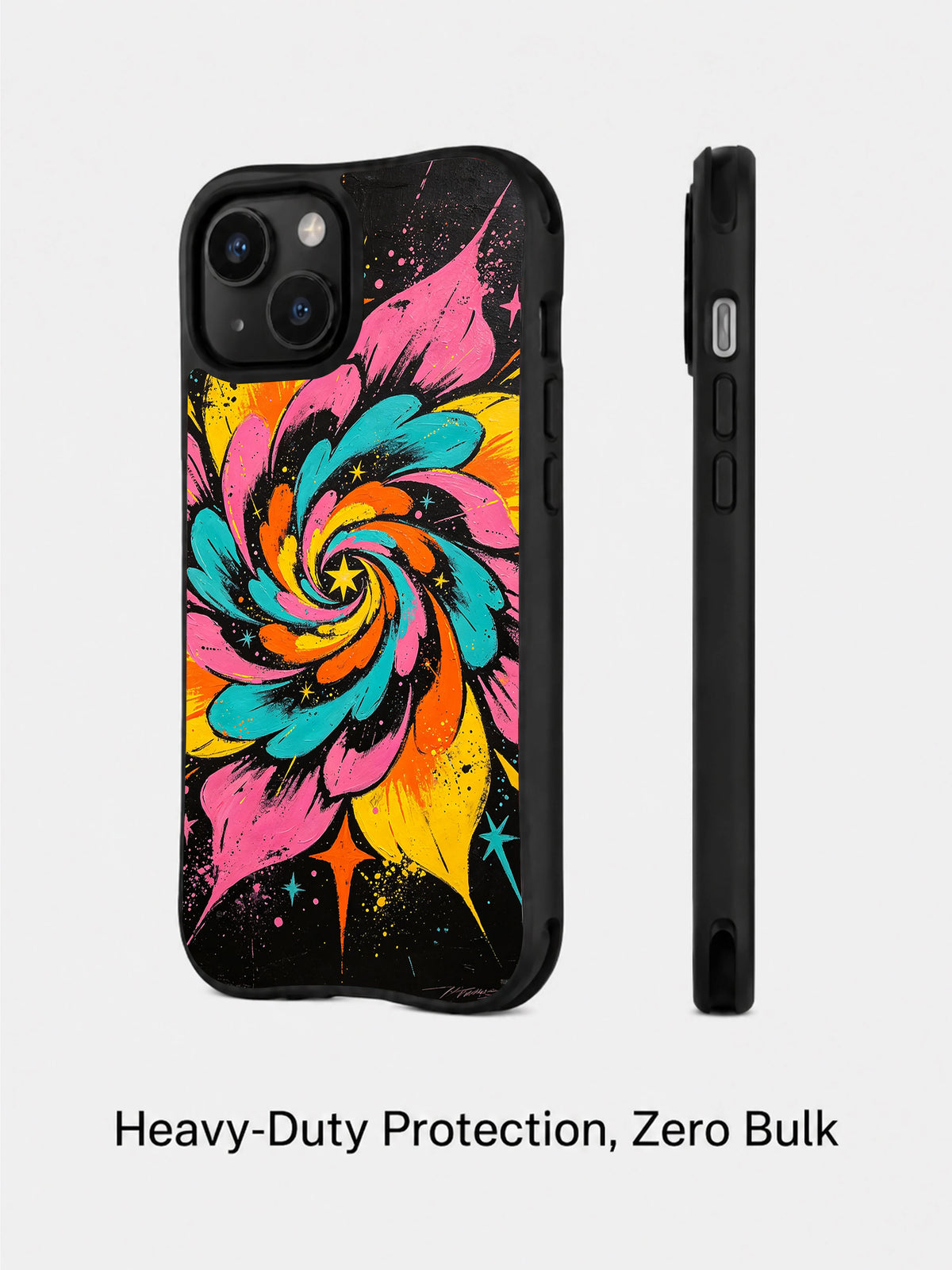 Star Petal Theory iPhone 14 Plus case detail