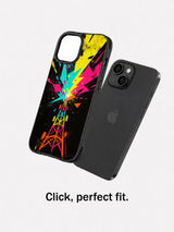 Tomorrow Signal street art iPhone 14 Plus case detail