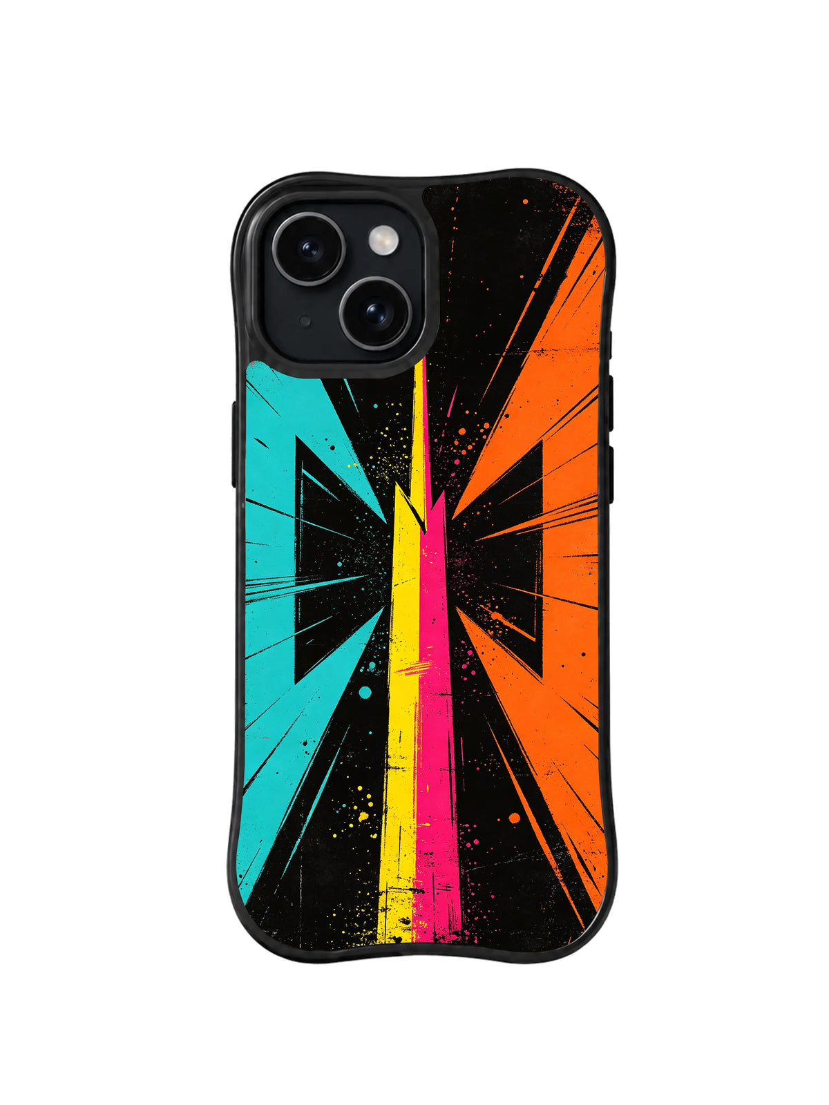 Ascending Color Beacon iPhone 14 Plus case pattern
