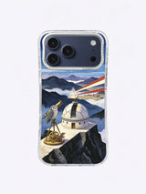 Owl at the Cracked Dome artwork on an iPhone case