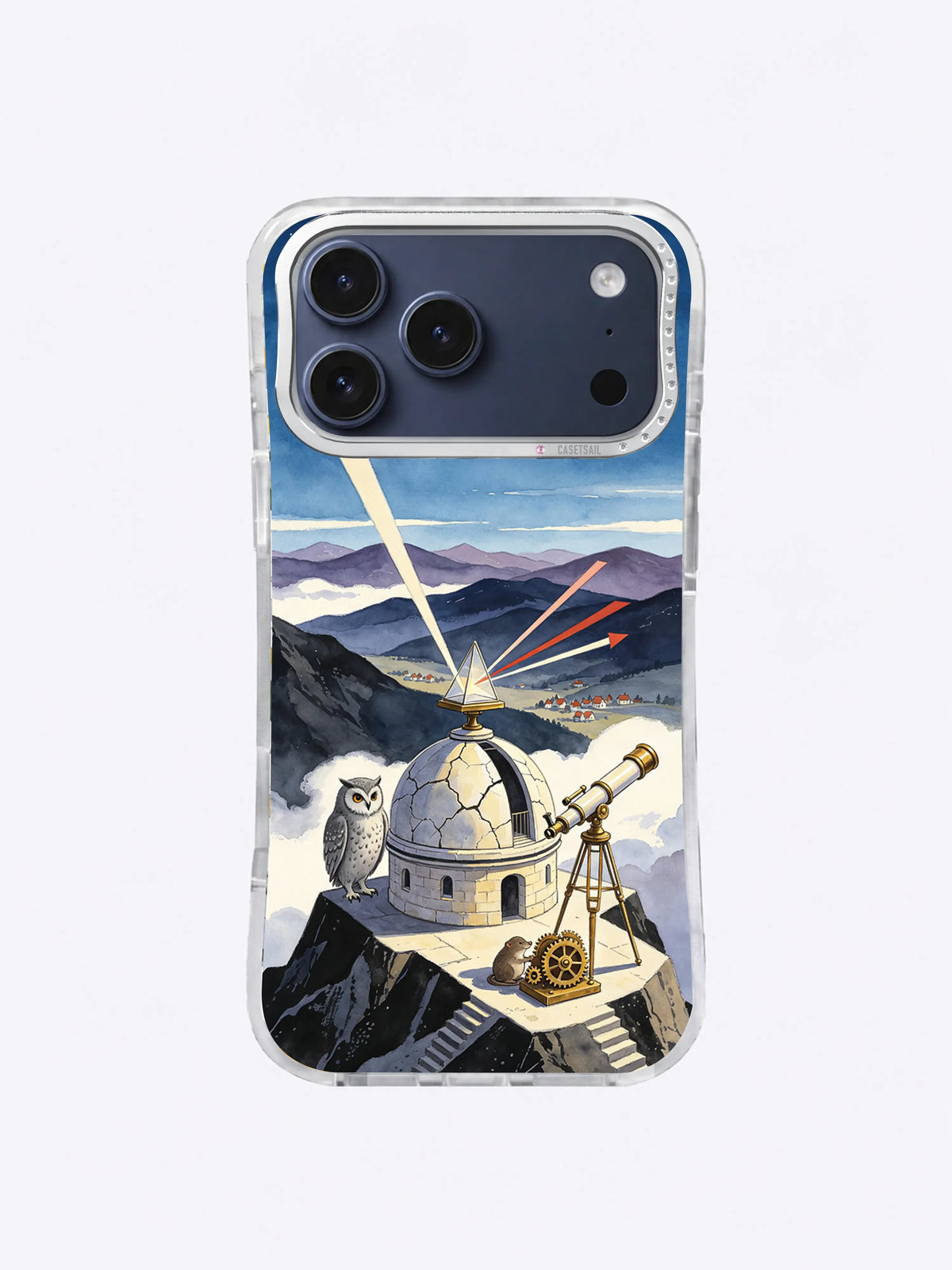 Falling Star Prism Signal artwork on an iPhone case