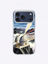 Cobalt Mountain Observatory artwork on an iPhone case