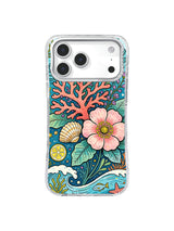 Ocean Blossom Reef pattern for iPhone 17 Pro Max case