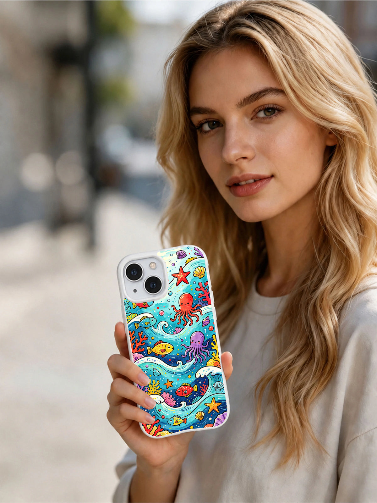 Ocean Candy Universe iPhone 15 Plus case view 6