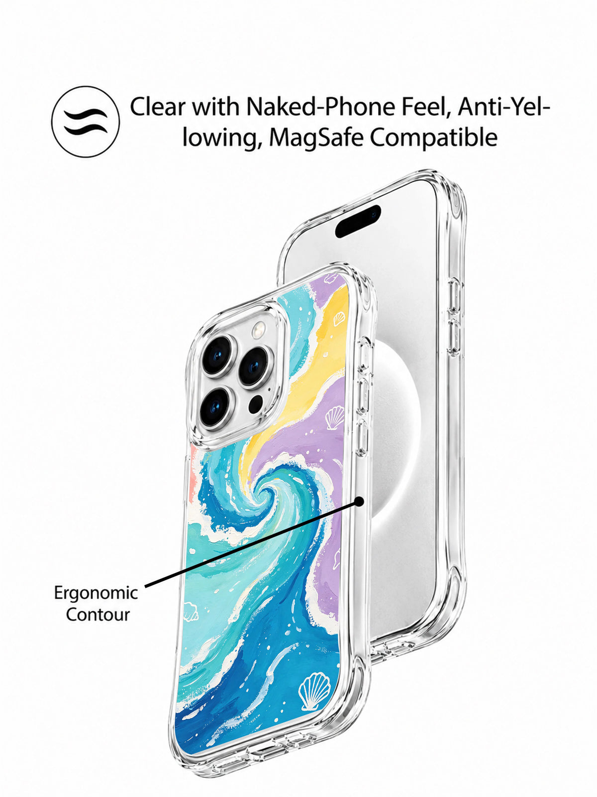 Supplied marketing graphic with unverified protection, fit or MagSafe statements