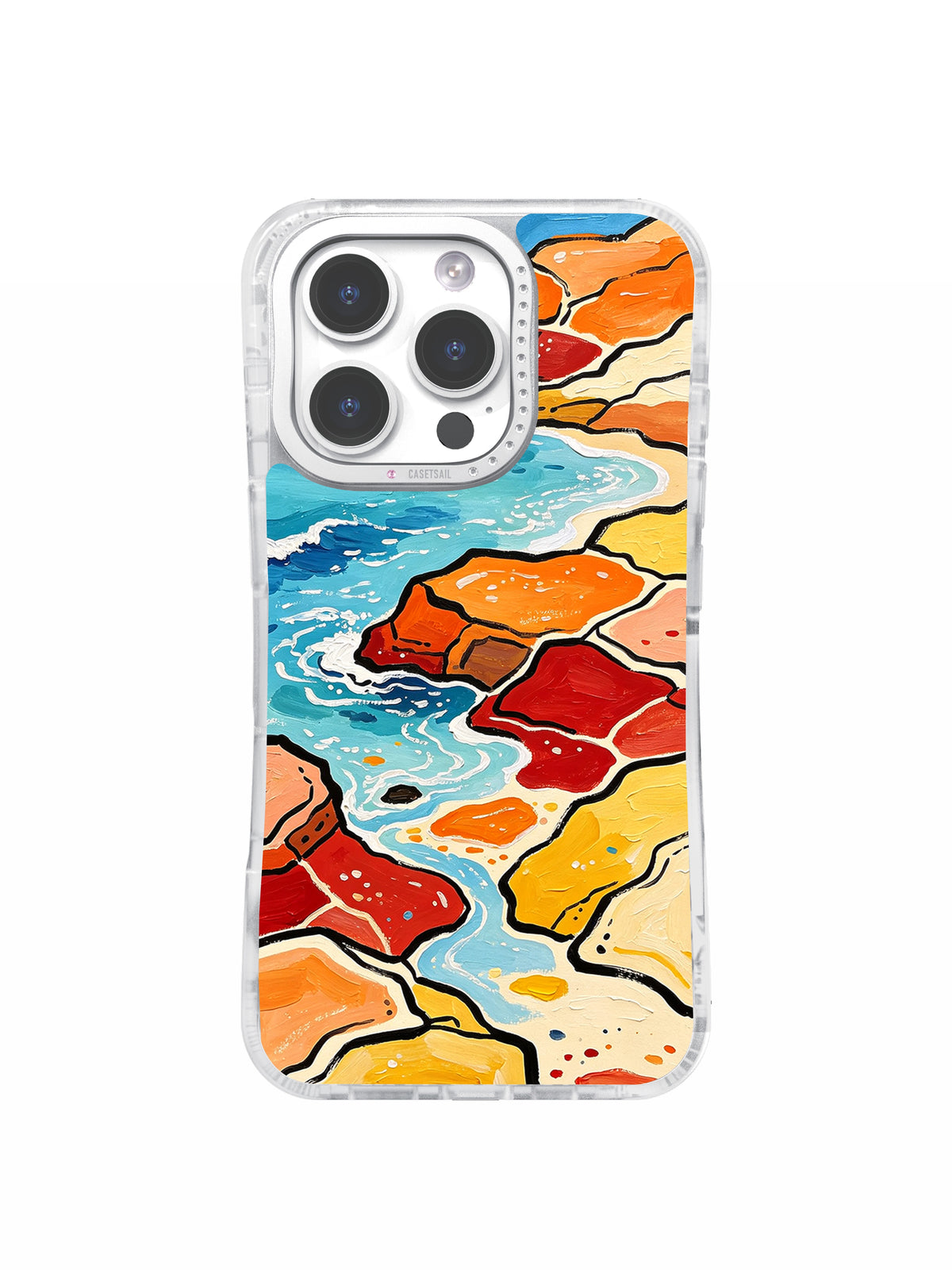Ocean Fantasy Party colorful art iPhone 16 Pro Max case