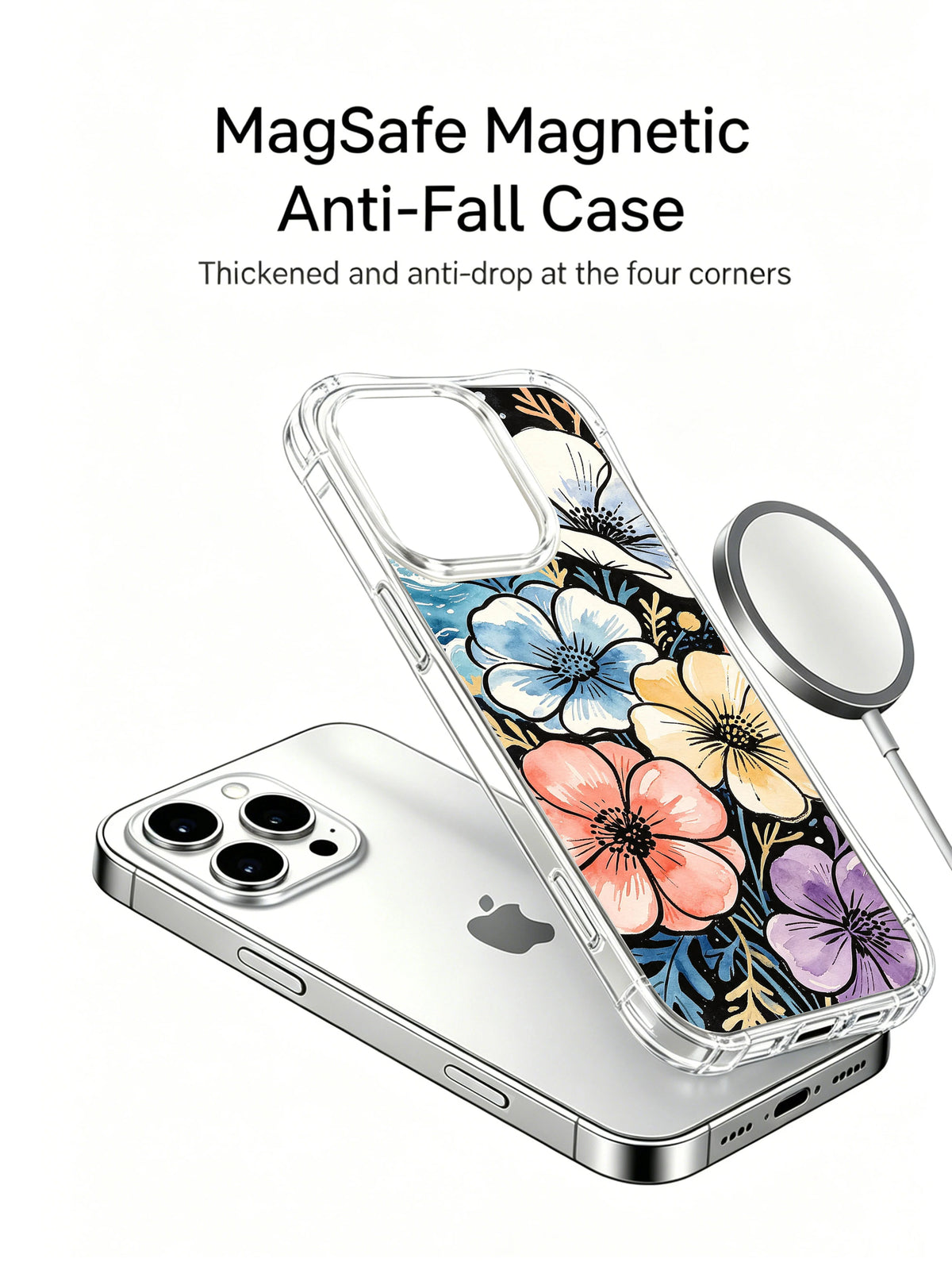 Supplied marketing graphic with unverified protection, fit or MagSafe statements