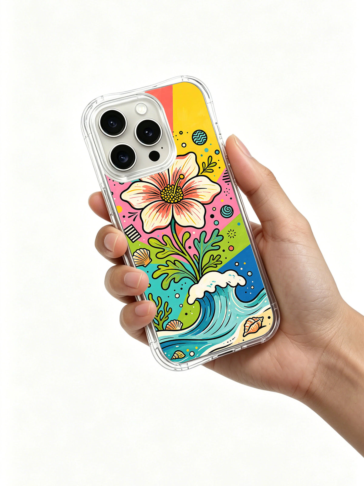Product or handheld view of the Ocean Flower Carnival case